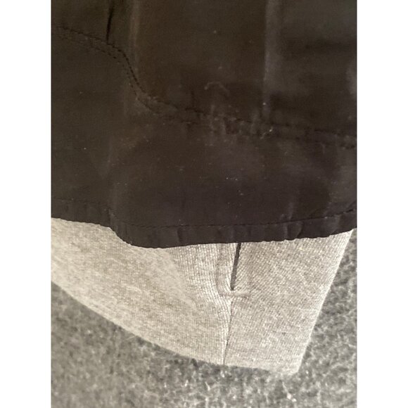 Avia Jacket Women XXL/20 Black Gray Mock Neck Full Zip Lightweight Hooded - Picture 8 of 11